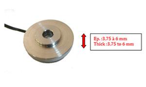 Thin compression thru hole force sensor : CFR-070TX